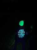 AHC Beanie Neon Green w/Black logo